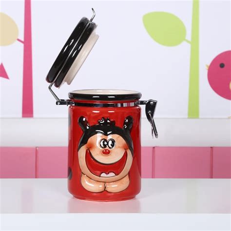 Buy Fabulous Dolomite Ladybug Canister from Home Centre at just INR 299.0