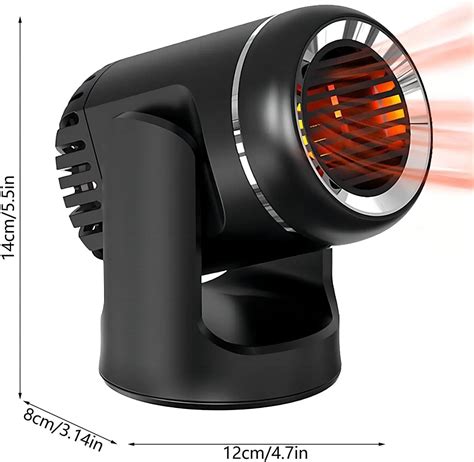 Buy Car Heater Portable 12 Volt 150W Plugs Into Cigarette Lighter ...