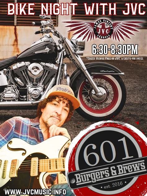 Bike Night with JVC at 601 Burgers & Brews, 601 Burgers & Brews ...