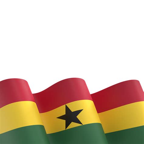 Ghana flag design national independence day banner element transparent background png 11346934 PNG