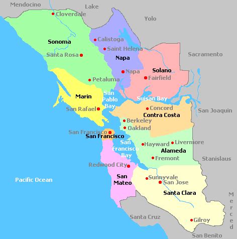 Bay Area Map With Zip Codes