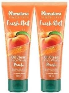 HIMALAYA Fresh Start Oil Clear Peach 100 Ml x 2 Face Wash - Price in ...