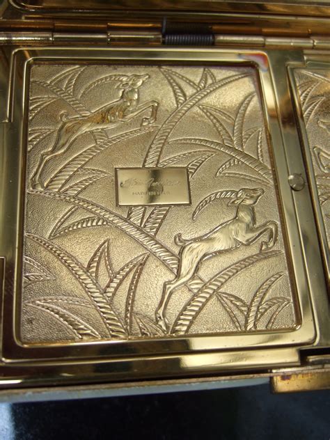 Opulent Mother of Pearl Crystal Encrusted Compact Evening Bag by Elgin ...