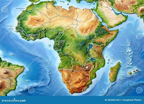 Geographic Features Map