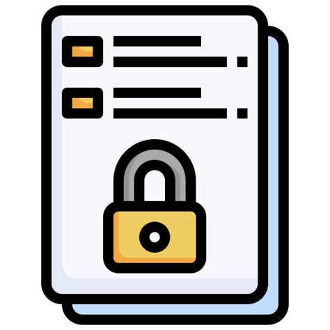 Key lock - Free files and folders icons