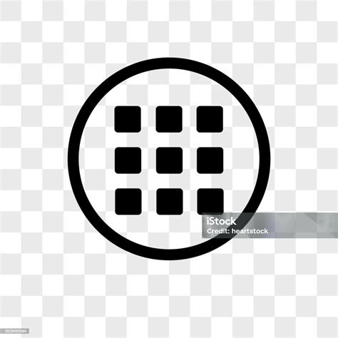 Menu Vector Icon On Transparent Background Menu Icon Stock Illustration ...