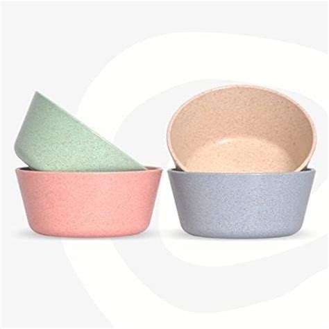 Eha Earth-Friendly Soup Bowls with Spoons | 250 ml | Made with Rice ...
