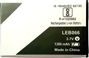 FULL CELL Mobile Battery For Lava LEB066 Price in India - Buy FULL CELL ...