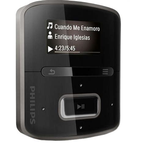 Philips GoGear RaGa 4GB MP3 Player (Black) : Amazon.in: Electronics