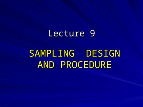 Image result for Population and Sampling Procedure Example