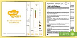 Level 5 Week 1 Phonics Workbook - Primary Resources