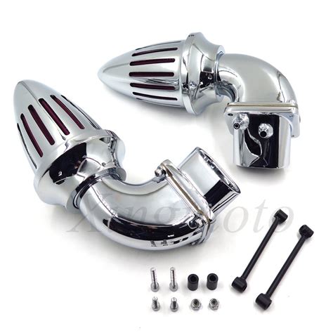 AfterMokit Dual Bullet Air Cleaner Intake with Red Filter for Suzuki ...
