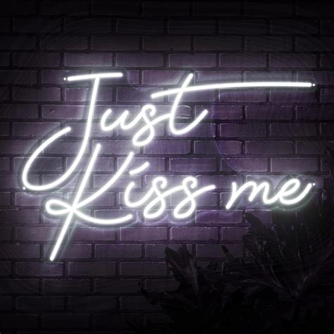 Buy Just Kiss Me Neon Sign Online India – Neonzastudio