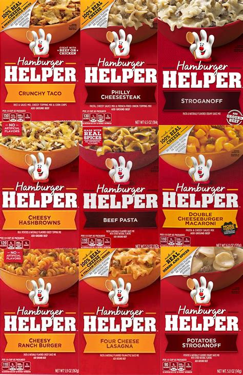 Amazon.com : Hamburger Helper Salisbury, 6.2 Ounces, 12 per Case ...
