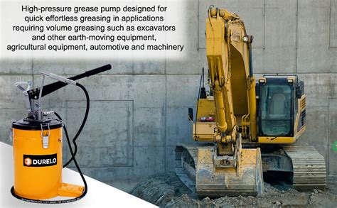 DURELO GBP-10 Grease Gun Bucket 10kg | High Pressure Grease Pump ...