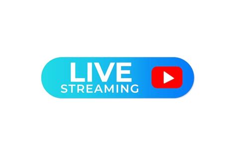 YouTube Live Streaming et conception d'icônes. | Vecteur Premium