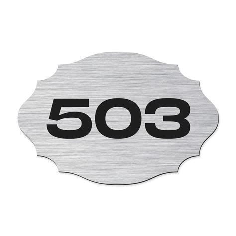 Gifteeng Custom Door Numbers for Home & Office | PVC Plaques with Self ...
