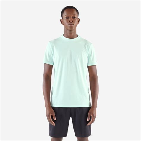 Men's Breathable Running T-Shirt Run 500 dry - Delicate Green