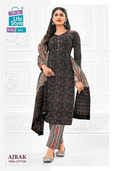 Mcm Ajrak Vol 1 Printed Readymade Dress Collection