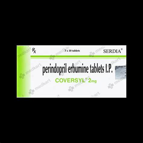COVERSYL 2MG TABLET 10'S Price, Uses, Side Effects & Substitutes | Medkart