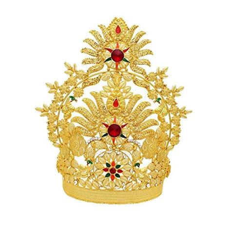 Buy Vedic Vaani Deity Shringar Raja Mukut | Kreedam | Taaj Suitable for ...
