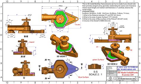 Image result for CAD CAM Tutorial SolidWorks Weldments Exercises