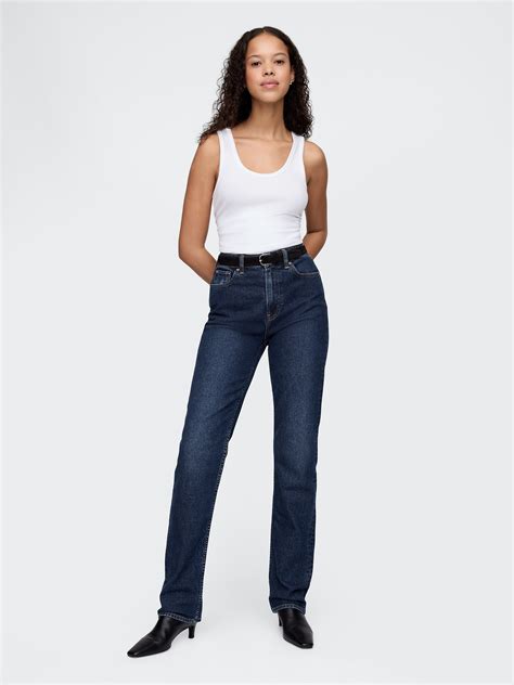 Curvy High Rise '90s Straight Jeans | Gap