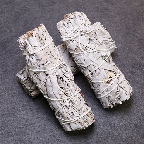 White Sage Bundles - (1 Pack) - Sage Smudge Stick for Home Cleansing ...