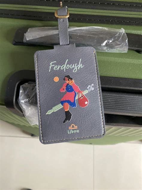 Buy Personalised Leather Luggage/Baggage Tag - Explorer