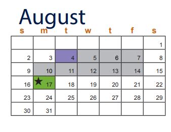 Saegert Elementary - School District Instructional Calendar - Killeen ...