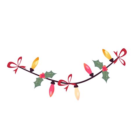 Christmas Light Garland Clipart at Jai Patrick blog