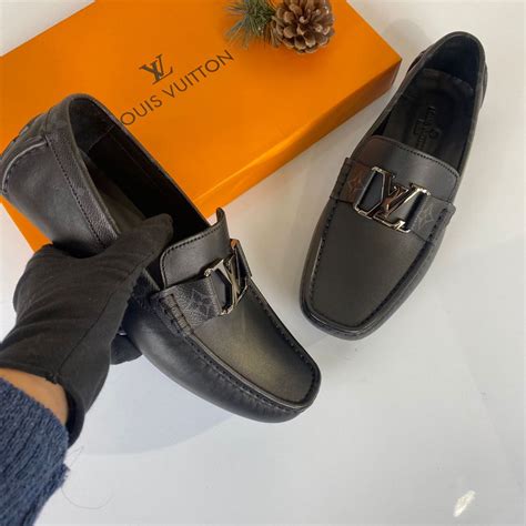 louis vuitton ayakkabi erkek loafer monte carlo moccasin duz siyah ...