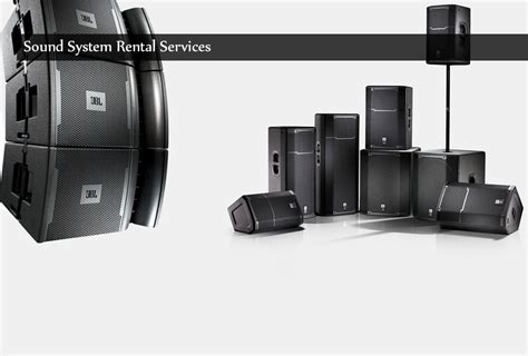 Welcome to PA System on rent