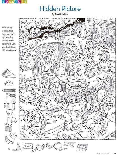 Hard Hidden Pictures Printable