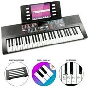 Buy RockJam 61-Key Keyboard Piano with Sheet Music Stand, Note Stickers ...
