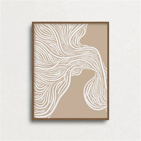 Abstract Gallery Wall Minimal Art Set of 6, Contemporary Wall Art, Min ...