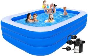 PISCINA Swimming Pool Inflatable Bath Tubs for Kids & Adults Spa 10 ...