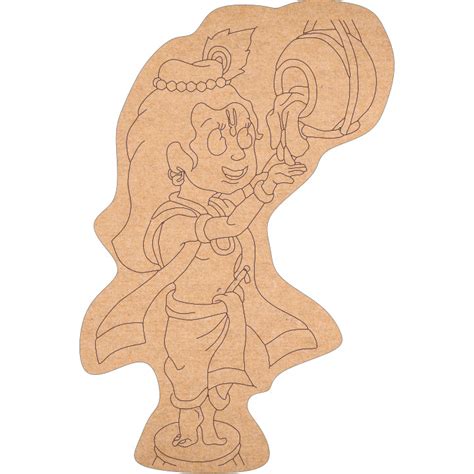 Krishna with mataki Pre Marked Cut out – Onesense