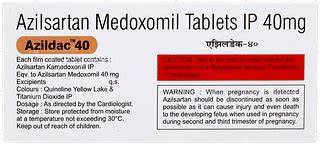 Azildac 40 MG | Order Azildac 40 MG Tablet Online at Truemeds
