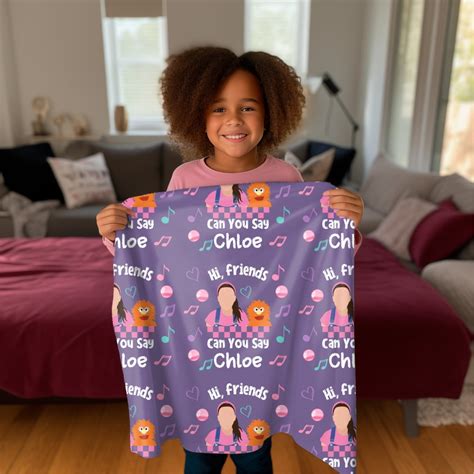 Personalized Ms Rachel Birthday Gift, Personalized Baby Name Blanket ...