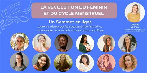 SOMMET "LA RÉVOLUTION DU FÉMININ ET DU CYCLE MENSTRUEL" (En ligne ...