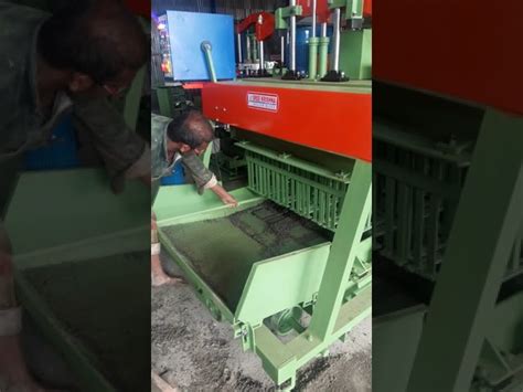 Hollow Block Making Machine - Semi Automatic Hollow Block Machine ...