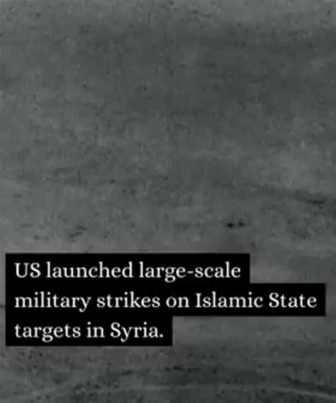 US Air Strikes Syria ISIS Hideouts; Retaliation Death US Soldiers ...