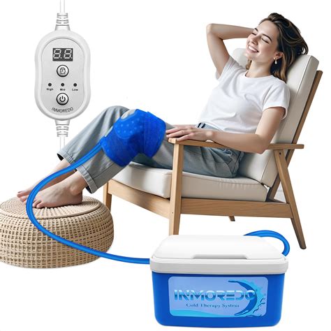 Inmoredo Ice Machine for Knee After Surgery, Cold Therapy Machine for Knee Replacement with ...