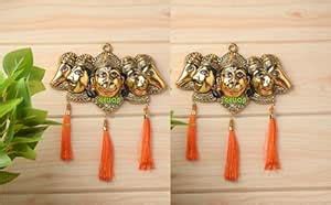 Buy Gellon 2 Pc Panchmukhi Hanuman Ji Murti for Door Entrance Statue ...