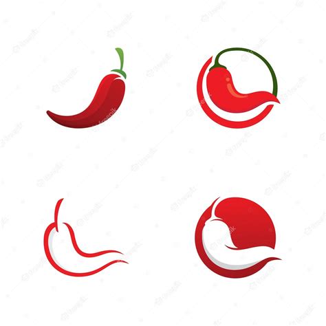 Premium Vector | Chili logo vector Spicy food symbol template | Food ...