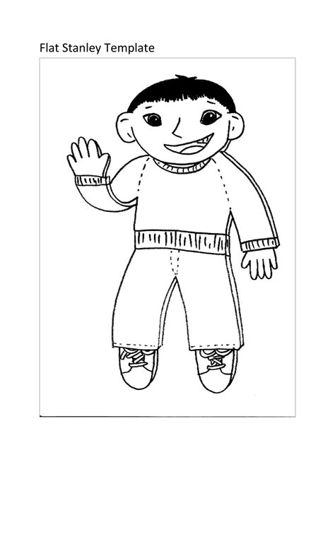 Printable Flat Stanley Template