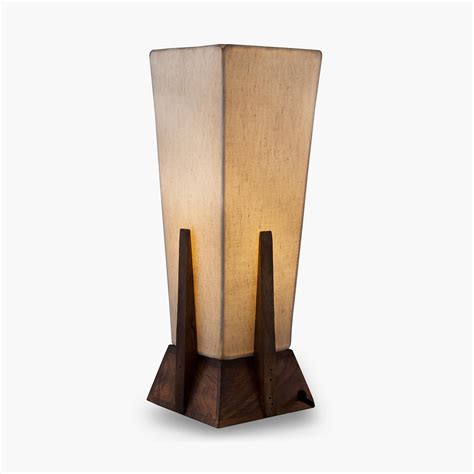 Buy HOMESAKE Sheesham Wood Table Lamp from Homesake at just INR 2800.0