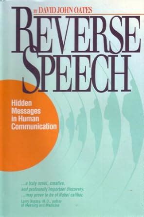 Buy Reverse Speech: Hidden Message Book Online at Low Prices in India ...