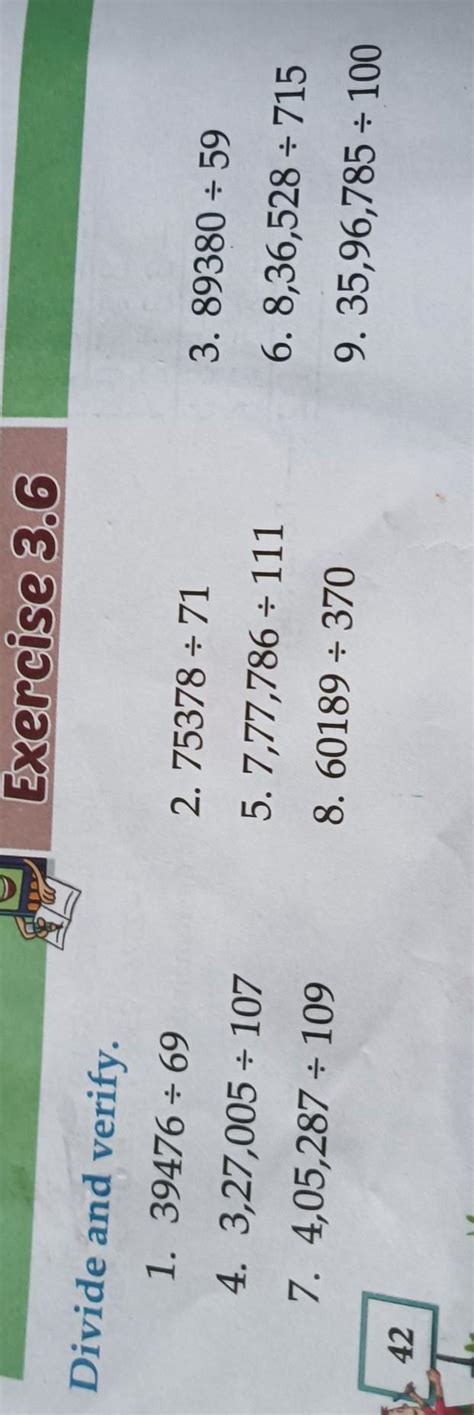 class 5 exercise 3.6. - Brainly.in